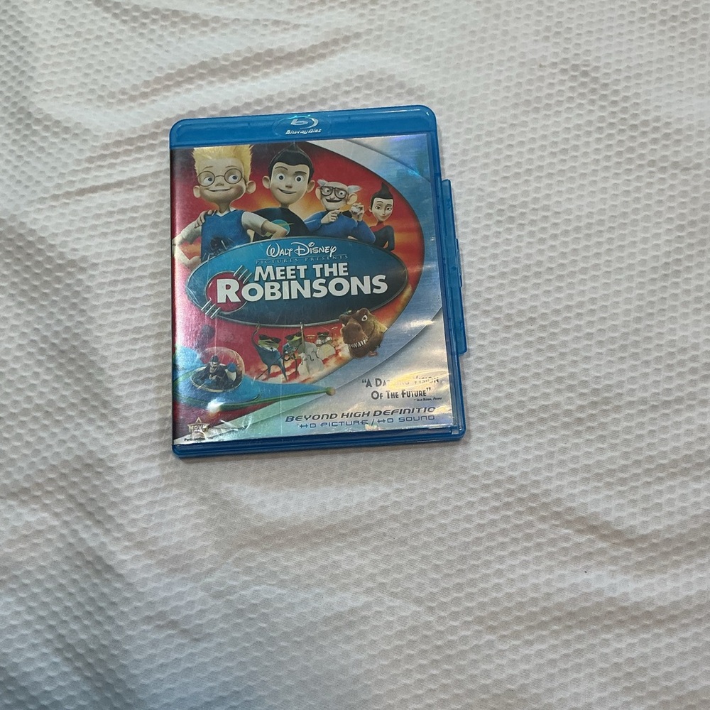Disney Meet The Robinsons Blu-ray Case Blue Red